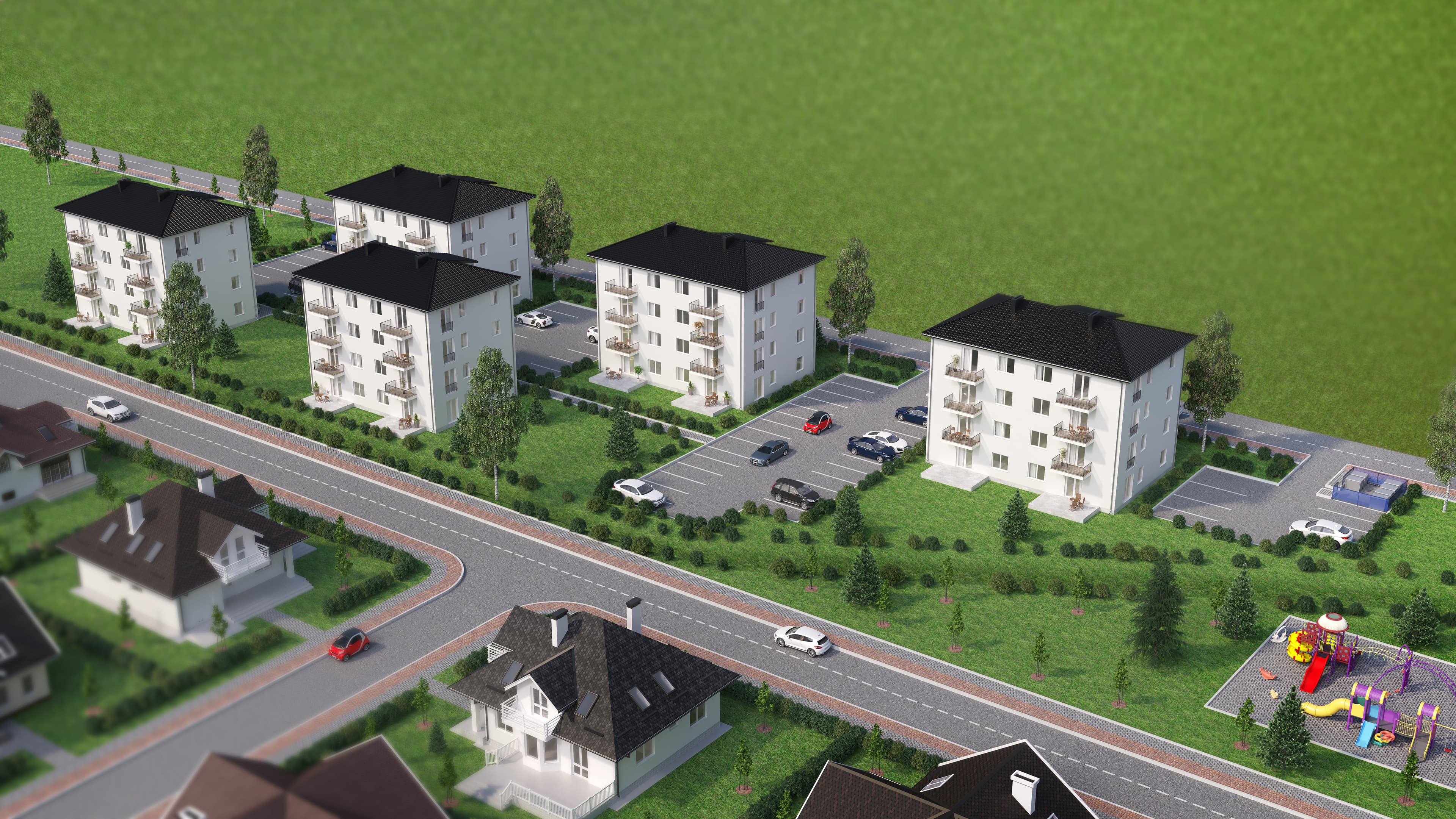 Neubau von 5 Mehrfamilienhäusern in Neuenhagen bei Berlin